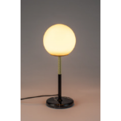 ZUIVER Orion bordslampa - opalglas och svart marmor