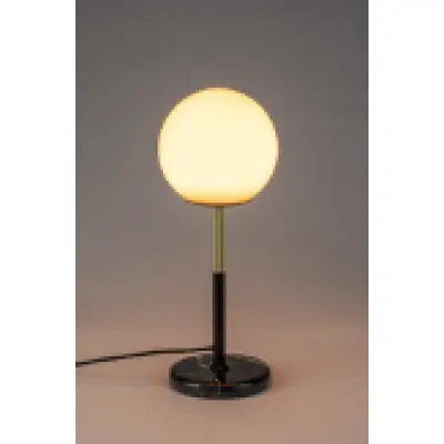 ZUIVER Orion bordslampa - opalglas och svart marmor