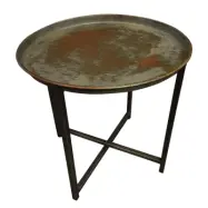 SJ&Auml;LS&Ouml; NORDIC runt brickbord, med f&auml;llbara ben - j&auml;rn