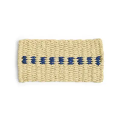 HAY - Coco Dot Dörrmatta Vit/Blå