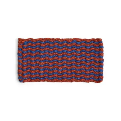 HAY - Coco Stripe Wave Dörrmatta Brun/Navy