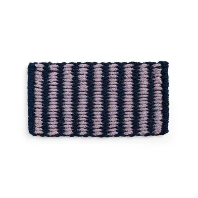 HAY - Coco Stripe Wide Dörrmatta Lavender/Navy