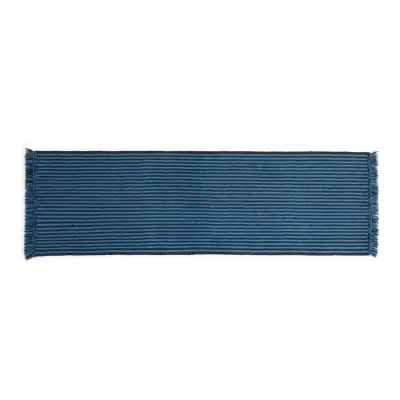 HAY - Stripes and Stripes Wool Matta 200x60 Blue