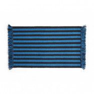 HAY - Stripes and Stripes Wool Rug 95x52 Blue