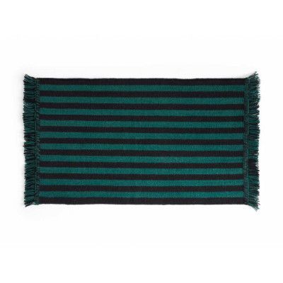 HAY - Stripes and Stripes Wool Matta 95x52 Green