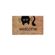 TEPPI Pvc Goose Eye dörrmatta med mönster, rektangulär - flerfärgad PVC (60x40)