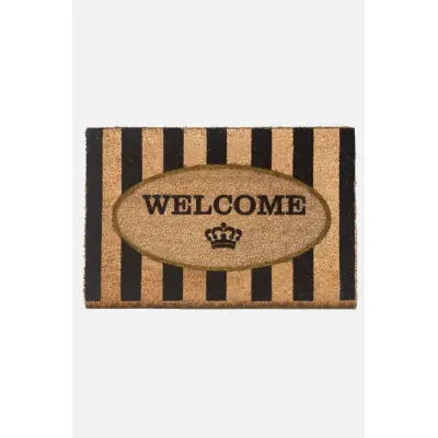 TEPPI Rigel Coco dörrmatta med mönster, rektangulär - flerfärgad kokos (60x40)