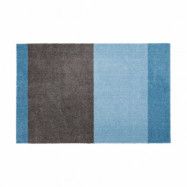 tica copenhagen Stripes by tica, horisontell, dörrmatta Blue-steel grey, 60x90 cm