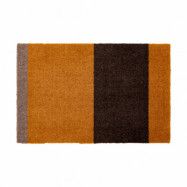 tica copenhagen Stripes by tica, horisontell, dörrmatta Dijon-brown-sand, 40x60 cm