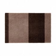 tica copenhagen Stripes by tica, horisontell, dörrmatta Sand-brown, 40x60 cm