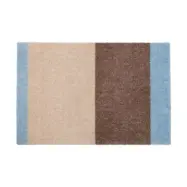 tica copenhagen Stripes dörrmatta horisontell Ivory-sand-blue, 40x60 cm