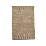 Woud - Rombo dörrmatta, brun, 40 x 60 cm, ull/jute