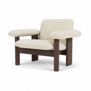Audo Copenhagen Brasilia fåtölj low back Dark oak-Baru 0200