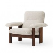 Audo Copenhagen Brasilia fåtölj Dark oak-Moss 011 grey