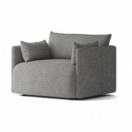Audo Copenhagen Offset fåtölj Audo Bouclé 16 Dark grey
