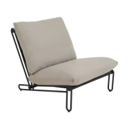 Brafab Blixt loungefåtölj Svart-clay beige