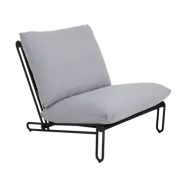 Brafab Blixt loungefåtölj Svart-sky grey