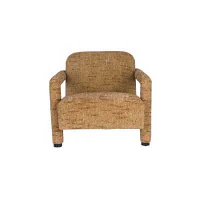 DUTCHBONE Loungefåtölj Kent Ochre