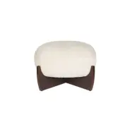Dutchbone Puff Emilius Beige