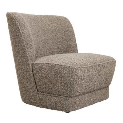 Fåtölj Jakobsdals Lounge Royal Bouclé Brun