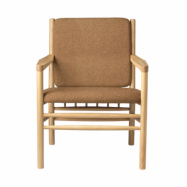 FDB Møbler J147 fåtölj Oak lacquered-brown