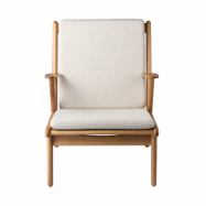 FDB Møbler J53 fåtölj Oiled oak-beige