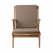 FDB Møbler J53 fåtölj Oiled oak-taupe
