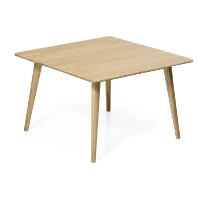 Fiji soffbord M, fyrkantigt - naturlig ek (80x80)