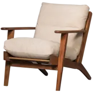 FÅTÖLJ HOUSTON I TRÄ, NATURLIGT