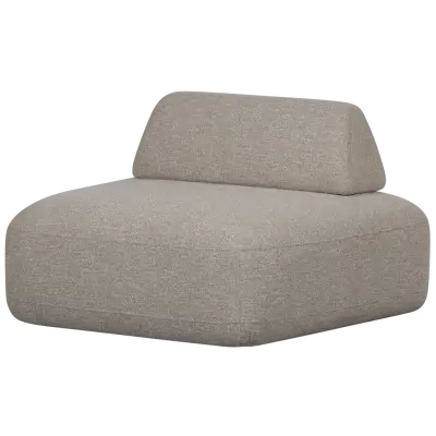 FÅTÖLJ I WOOOD STERCK MED SKYDDANDE RYGG NATURLIG