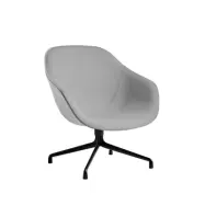 HAY About a Lounge 81 fåtölj Hallingdal 65 130 grey-svart