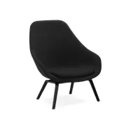HAY About a Lounge 93 fåtölj Remix 183 black-svart ekben