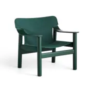 HAY Bernard fåtölj Canvas green-hunter bokstativ