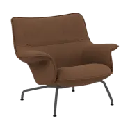 Muuto Doze fåtölj låg Hearth 4-anthracite/black