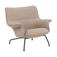 Muuto Doze fåtölj låg Hearth 6 Anthracite/black