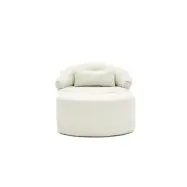 NORDVÄRK Pitta fåtölj, w. armstöd och dyna - krämpolyester