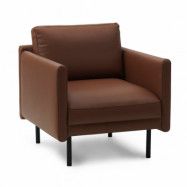 Normann Copenhagen Rar fåtölj Omaha leather cognac