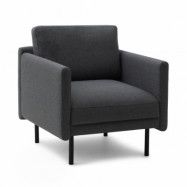 Normann Copenhagen Rar fåtölj Re-Born dark grey