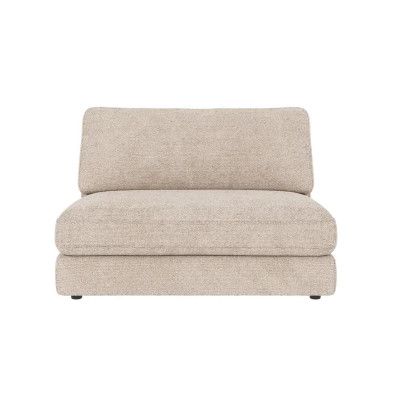 ROWICO Duncan 1,5 pers. modulfåtölj, mellan - ljusgrått tyg