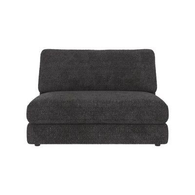 ROWICO Duncan 1,5-personers modulfåtölj, mellan - mörkgrått tyg