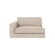 ROWICO Duncan 1,5 pers. modulfåtölj, vänster - ljusgrått tyg