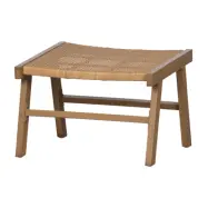 TR&Auml; EXKLUSIV Puk fotpall, f&ouml;r inomhus- och utomhusbruk - naturlig polyeten och aluminium