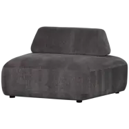 Träfåtölj med rörlig rygg och kulmuttrar