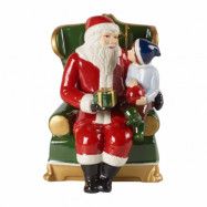 Villeroy&Boch Christmas Toys jultomte i fåtölj Röd