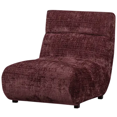 WOOOD OBSERVE FÅTÖLJ AUBERGINE