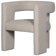 WOOOD TIWA FÅTÖLJ BOUCLE BEIGE