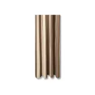 ferm LIVING - Chambray Shower Curtain Carob Brown/Parchment