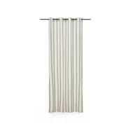 KAVE HOME Marza gardin - naturlig och beige bomull (140x260)