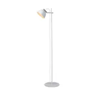 ÅRHUS golvlampa Ø18, vit/trä
