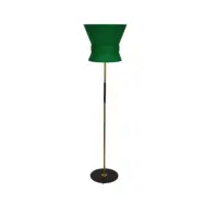 Örsjö Belysning Golvlampa Bow Rå mässing - Large Emerald Green